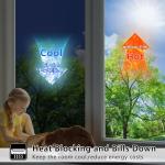 Lmlpt One Way Window Privacy Film with Free Tools Sun Blocking Window Tint for Home See Out Not in Daytime Privacy Film Room Darkening Anti UV Window Security Clings, Black, 15.75 Inch x 78.74 Inch