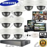 Samsung Hanwha 8CH 4K HD Security Camera Kit