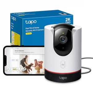 Tapo 4MP Indoor WiFi Security Camera with 360° View