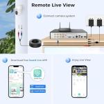 Hiseeu 8-Channel 5MP Outdoor Security Camera System