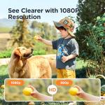 TIGERSECU 1080P Wide Angle Dome Security Camera