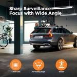 TIGERSECU 1080P Wide Angle Dome Security Camera