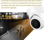 4MP Outdoor Dome Security Camera with Night Vision