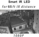 4MP Outdoor Dome Security Camera with Night Vision