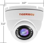 TIGERSECU 1080P Wide Angle Dome Security Camera