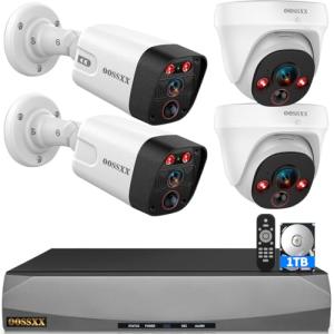 8MP Wired Dome IP Cameras - 4K HD Security
