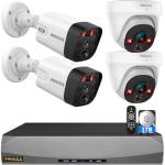 8MP Wired Dome IP Cameras - 4K HD Security
