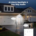 Hiseeu 5MP Wired Security Camera with Night Vision