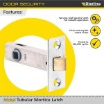 Sleek Nickel Internal Tubular Mortice Latch