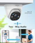 8MP Wired Dome IP Cameras - 4K HD Security