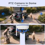 xmartO 2-Pack 2K HD AI Tracking Security Cameras