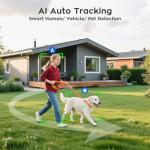 xmartO 2-Pack 2K HD AI Tracking Security Cameras