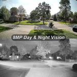 4K 8MP Outdoor PoE Vandal Dome Camera