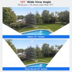 Hiseeu 5MP Wired Security Camera with Night Vision