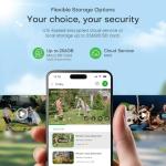 HomiQ 5MP Window Camera with AI Night Vision