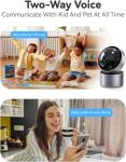Noahcam 2K Indoor Security Camera with AI Alerts