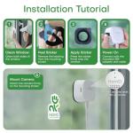 HomiQ 5MP Window Camera with AI Night Vision