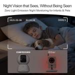 CINMOORE 2-Pack Indoor Pet Security Cameras