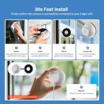 Lizhonto 4MP Window Camera with Night Vision