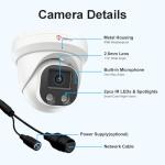 Anpviz 4MP PoE IP Security Camera with AI
