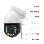 Anpviz 6MP Outdoor PTZ Camera with 20X Zoom