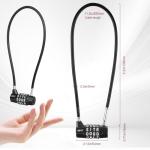 Lawnize Resettable Cable Lock for Bikes and More