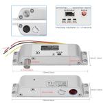 LIBO Electric Drop Bolt Lock for Door Security