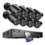 8 Camera Outdoor Security System with Smart Detection