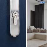 XFORT® Chrome Euro Cylinder Lock with Keys