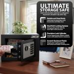 ZENO Small Digital Safe with Keypad & Backup Keys