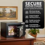 ZENO Small Digital Safe with Keypad & Backup Keys