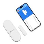 HEIMAN WiFi Door Sensor, Smart Window Door Sensor Alarm, Contact Sensor for Home Security, Wireless Magnetic Door Open Detector and APP Remote Notification Compatible with Alexa and Google Assistant