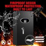 ToruKeep 8.3 Cuft Heavy Duty Fireproof Safe