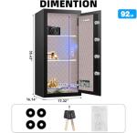 ToruKeep 8.3 Cuft Heavy Duty Fireproof Safe