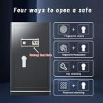 Large Fireproof Wifi Smart Safe with Drawer
