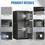 Large Fireproof Waterproof Safe with Digital Keypad