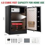 5.0 Cuft Biometric Safe: Fireproof & Waterproof