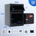 Business Drop Safe with Digital Lock and Anti-Fishing