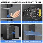 Fireproof Biometric Safe with Keypad and Handle