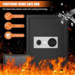 Fireproof Waterproof 3.6 Cu ft Home Safe Box