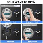 Fireproof Biometric Safe with Keypad and Handle