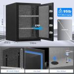 Large Fireproof Safe with Biometric Access