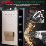 5.0 Cuft Biometric Safe: Fireproof & Waterproof