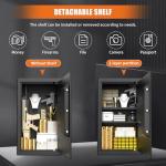 Fireproof Waterproof 3.6 Cu ft Home Safe Box