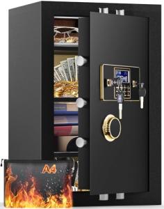 Extra Large Fireproof Waterproof Safe Box with Lock