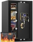 Extra Large Fireproof Waterproof Safe Box with Lock
