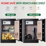 5.0 Cuft Biometric Safe: Fireproof & Waterproof