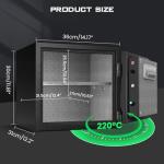 Kavey Biometric Fireproof Safe with Dual Alarm