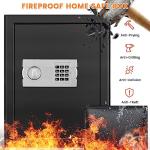 Fireproof Home Safe with Digital Lock and Bag