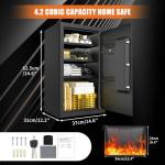 Large Fireproof Waterproof Home Security Safe